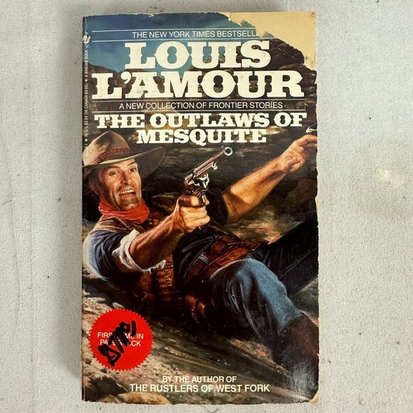 Louis LAmour - The Outlaws Of Mesquite - Bantam Paperback 1991 - Good Condition - Picture 1 of 3